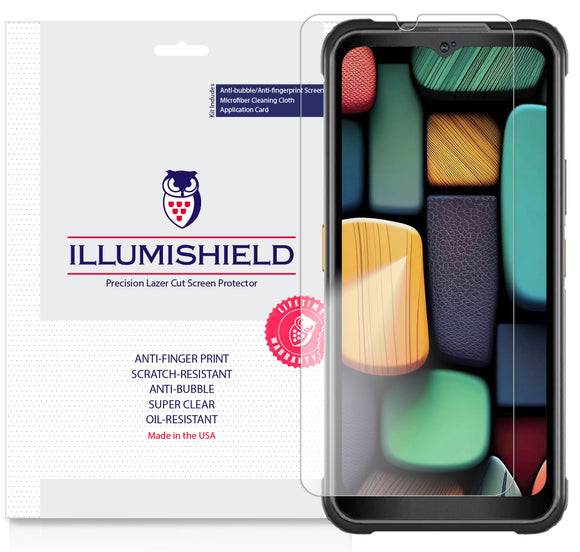 AGM G2 Guardian [6.58 inch] [3-Pack] iLLumiShield Clear Screen Protector