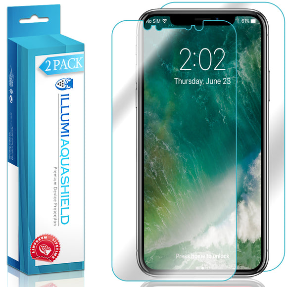 iPhone X ILLUMI AquaShield Clear Front + Back Protector