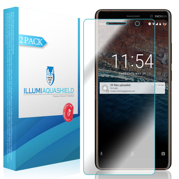 Nokia 7 Plus [2-Pack] ILLUMI AquaShield Screen Protector