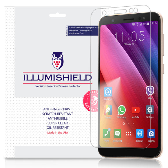 Asus Zenfone Live (L1) [3-Pack] iLLumiShield Clear Screen Protector