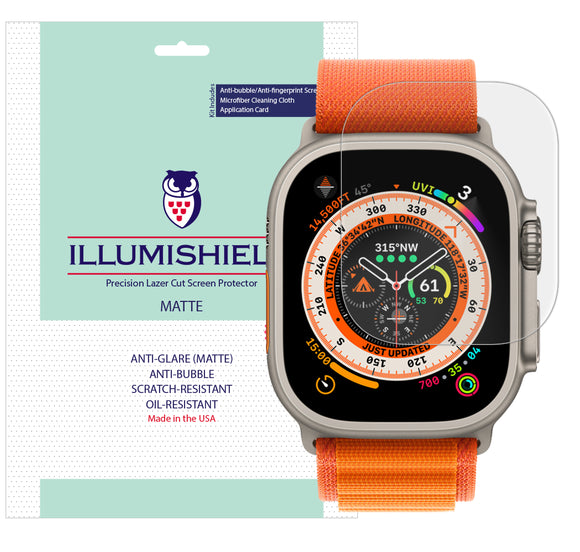 Apple  Watch Ultra 49mm  iLLumiShield Matte screen protector