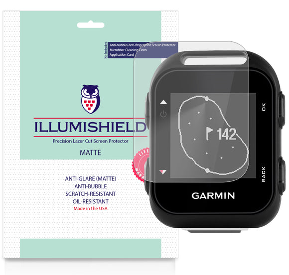 Garmin Approach G10 Handheld Golf GPS ILLUMISHIELD Anti-Glare Matte Screen Protector [3-Pack]
