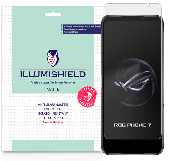 Asus ROG Phone 7 [3-Pack] iLLumiShield Matte Anti-Glare Screen Protector