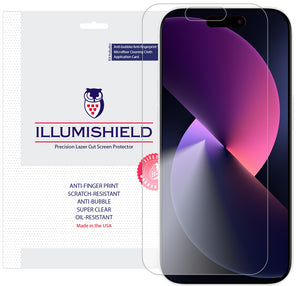 Apple iPhone 15 Pro [3-Pack] iLLumiShield Clear Screen Protector