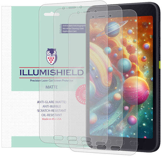 Samsung Galaxy Tab Active5 [3-Pack] iLLumiShield Matte Anti-Glare Screen Protector