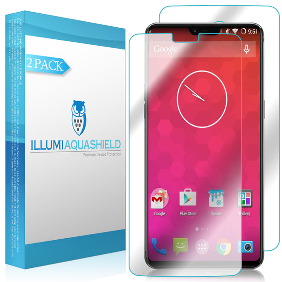 OnePlus 6 ILLUMI AquaShield Front & Back Protector [2-Pack]