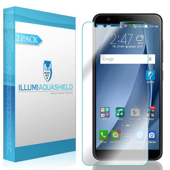 Asus ZenFone Max Plus ILLUMI AquaShield Screen Protector [2-Pack]