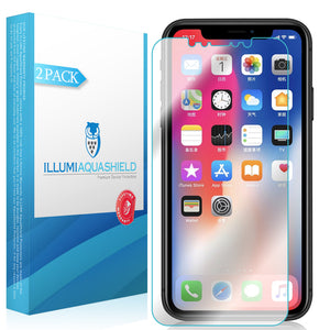 Apple iPhone XR (Compatible with Cases)(6.1")[2-Pack] ILLUMI AquaShield Screen Protector