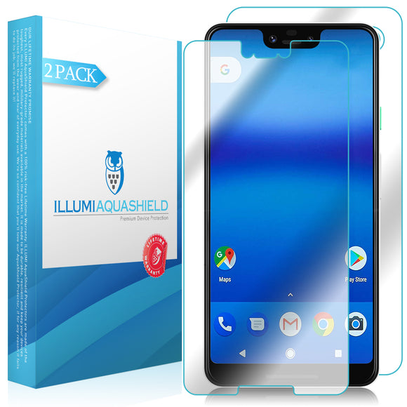 Google Pixel 3 XL ILLUMI AquaShield Front & Back Protector [2-Pack]