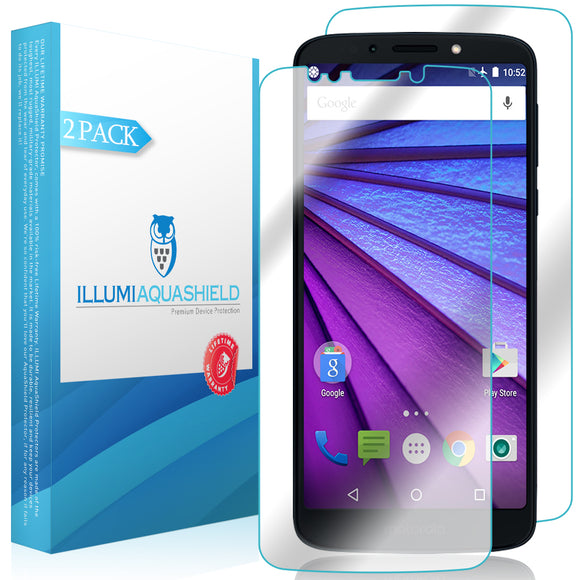 Motorola Moto G6 Play ILLUMI AquaShield Front & Back Protector [2-Pack]