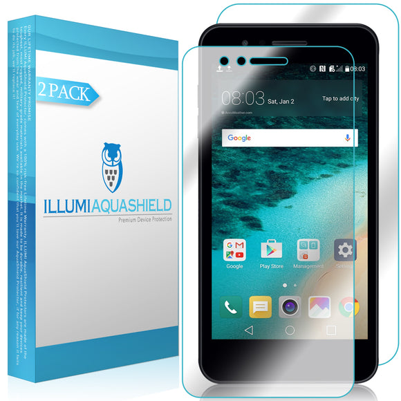 LG K8 (2018) ILLUMI AquaShield Clear Front + Back Protector