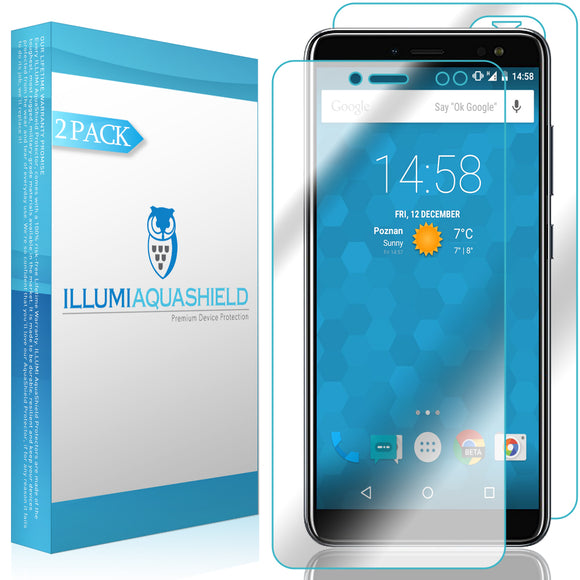 BLU Vivo XL3 [2-Pack] ILLUMI AquaShield Front + Back Protector