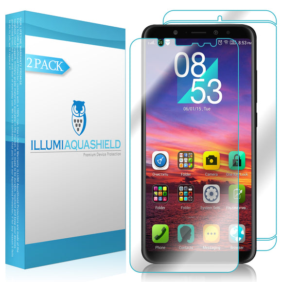BLU Vivo XL3 Plus ILLUMI AquaShield Clear Front + Back Protector