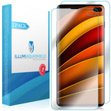 Samsung Galaxy S10 Plus (S10+ 6.4")[2-Pack] ILLUMI AquaShield Front + Back Protector