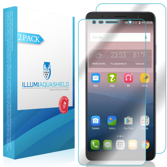 Alcatel 3C ILLUMI AquaShield Clear Front + Back Protector