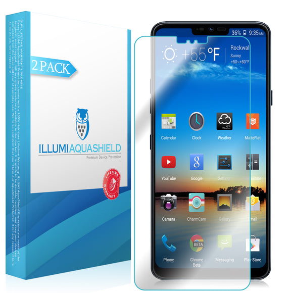 LG G7 One [2-Pack] ILLUMI AquaShield Screen Protector