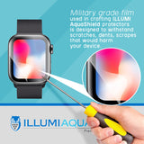 Apple Watch Series 8 [45mm] [6-Pack](Apple Watch Series 8) IllumiShield Clear Screen Protector