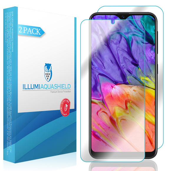 Samsung Galaxy A10e [2-Pack] ILLUMI AquaShield Front + Back Protector