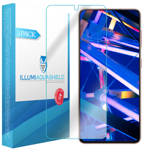 Samsung Galaxy S22 [3-Pack] ILLUMI AquaShield [Case Friendly] Screen Protector[Compatible with Fingerprint Scanner]