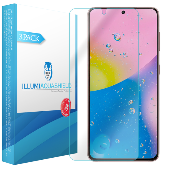 Samsung Galaxy S21 Plus [6.7 inch, S21+] [3-Pack] ILLUMI AquaShield [Case Friendly] Screen Protector