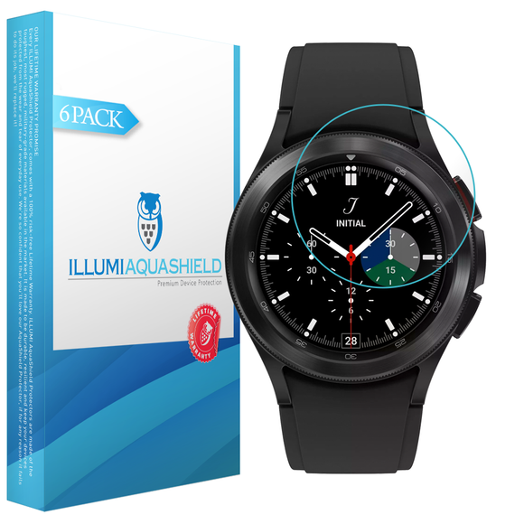 Samsung Galaxy Watch 4 Classic [46mm] [6-Pack] ILLUMI AquaShield Screen Protector
