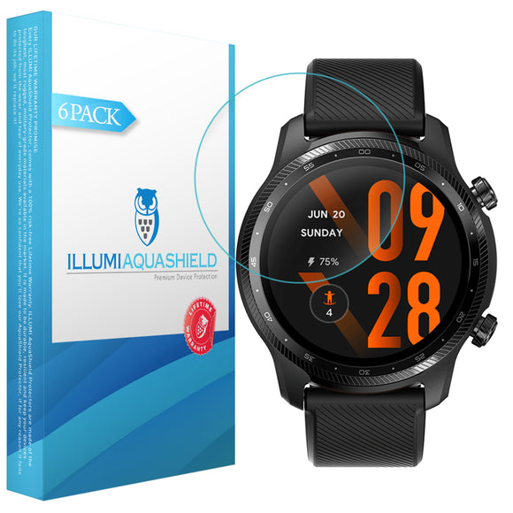 TicWatch Pro 3 Ultra GPS Smartwatch  iLLumi AquaShield screen protector