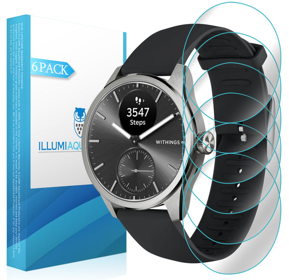 Withings  ScanWatch 2 (42mm)   iLLumi AquaShield screen protector
