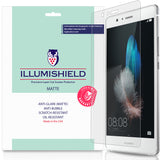 Huawei P9 Lite (3-Pack), iLLumiShield - Anti-Glare (Matte) HD Clear Film / Anti-Bubble & Anti-Fingerprint / Japanese Invisible Shield + Lifetime Warranty Cell Phone Screen Protector