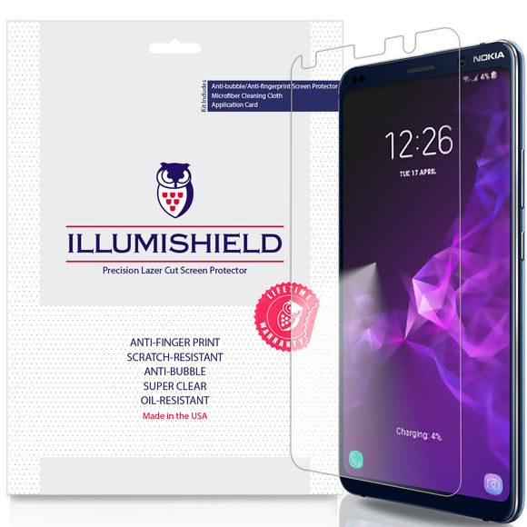 Nokia 9 PureView [3-Pack] iLLumiShield Clear Screen Protector