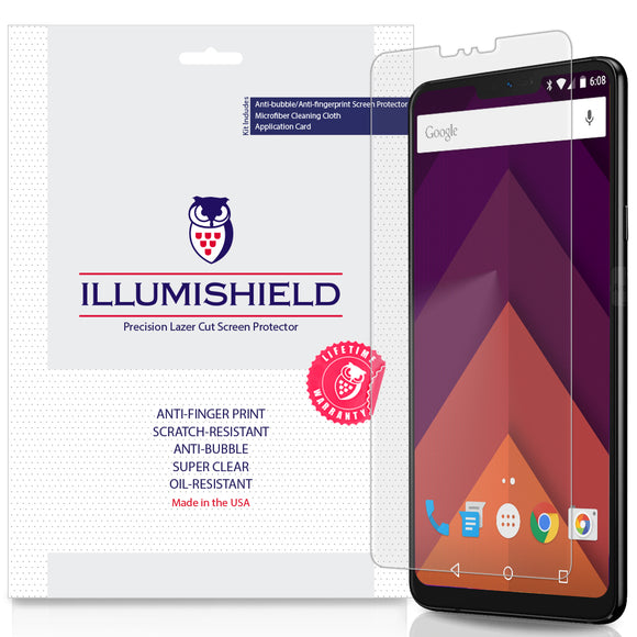 LG G7 ThinQ [3-Pack] iLLumiShield Clear Screen Protector