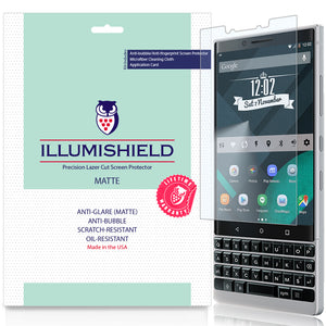 Blackberry KEY2 [3-Pack] iLLumiShield Matte Anti-Glare Screen Protector (BBF100-2)