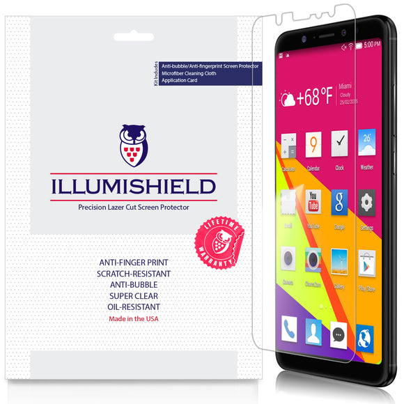 BLU Vivo XL3 Plus iLLumiShield Clear Screen Protector