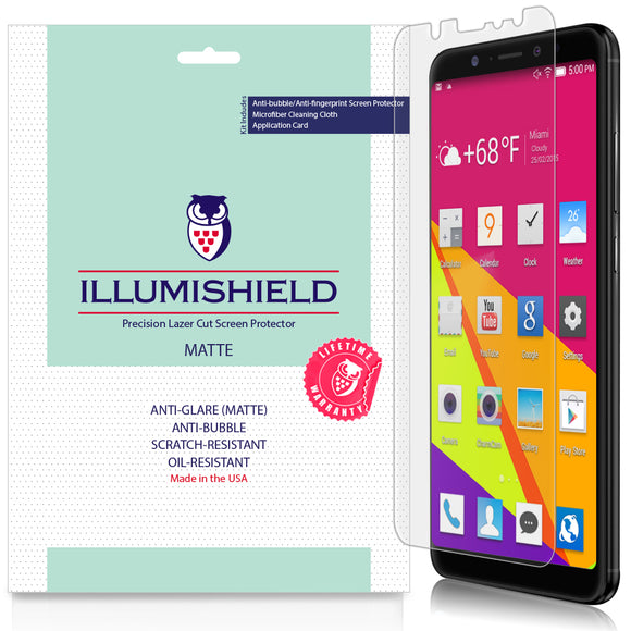 BLU Vivo XL3 Plus iLLumiShield Anti-Glare Screen Protector