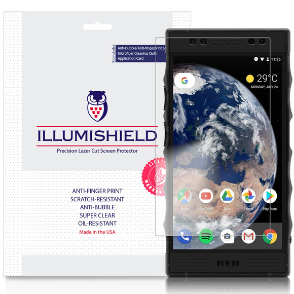 RED Hydrogen One [3-Pack] iLLumiShield Clear Screen Protector