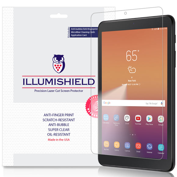 Galaxy Tab A 8.0 (2018, SM-T387) iLLumiShield Clear Screen Protector [2-Pack]