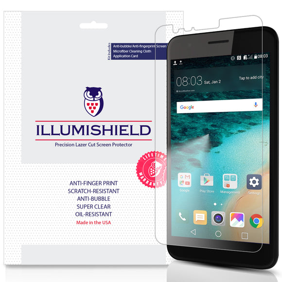 LG Phoenix Plus [3-Pack] iLLumiShield Clear Screen Protector