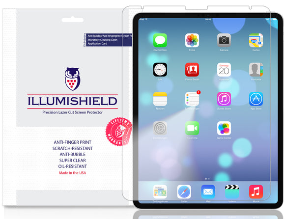 iPad Pro 12.9 (2018) iLLumiShield Clear Screen Protector [2-Pack]