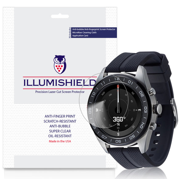 LG Watch W7 iLLumiShield Clear Screen Protector [3-Pack]