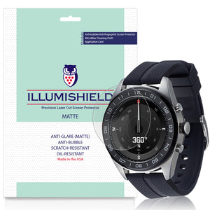 LG Watch W7 iLLumiShield Matte Anti-Glare Screen Protector [3-Pack]