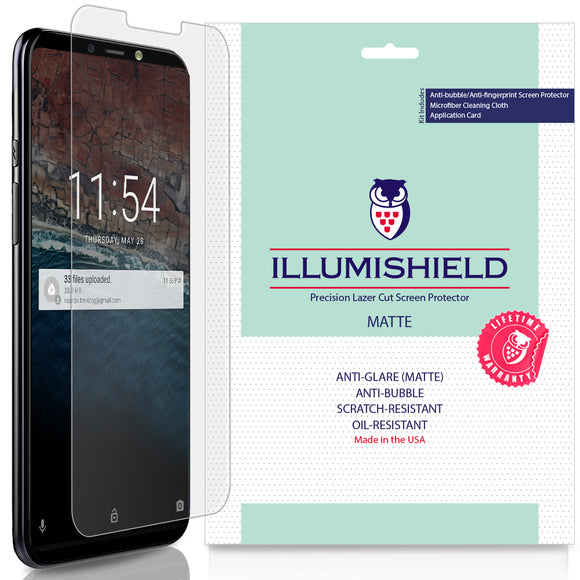 BLU Vivo Go [3-Pack] iLLumiShield Matte Anti-Glare Screen Protector