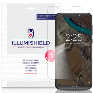 Motorola One [3-Pack] iLLumiShield Clear Screen Protector