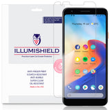 Google Pixel 3a [3-Pack](5.6" Display)[Full Edge Coverage], iLLumiShield Clear Screen Protector