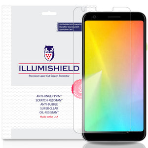 Google Pixel 3a XL [3-Pack](6" Display)[Full Edge Coverage], iLLumiShield Clear Screen Protector