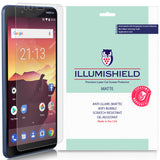 Nokia 3.1 Plus (Cricket USA)[3-Pack] iLLumiShield Matte Anti-Glare Screen Protector