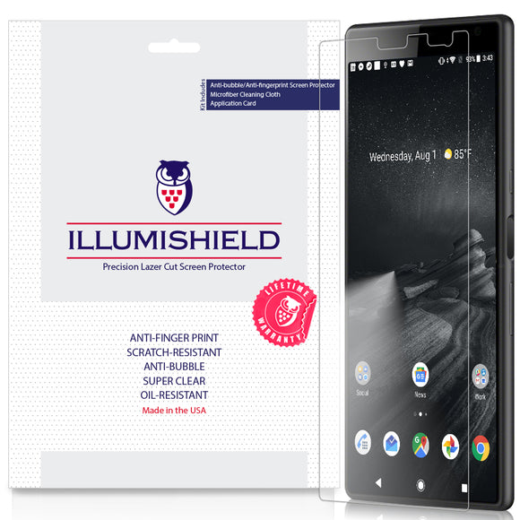 Sony Xperia 10 Plus [3-Pack] iLLumiShield Clear Screen Protector