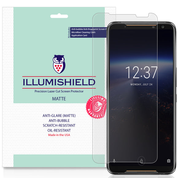 ASUS ROG Phone 2 [2019] [3-Pack] iLLumiShield Matte Anti-Glare Screen Protector