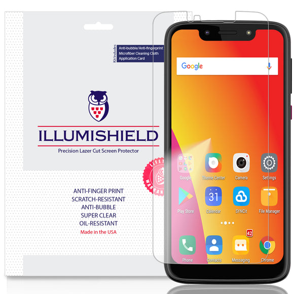 T-Mobile REVVLRY [5.7 inch Display] [3-Pack] iLLumiShield Clear Screen Protector