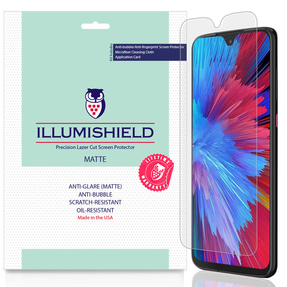 T-Mobile REVVLRY+ [2019] [3-Pack] iLLumiShield Matte Anti-Glare Screen Protector