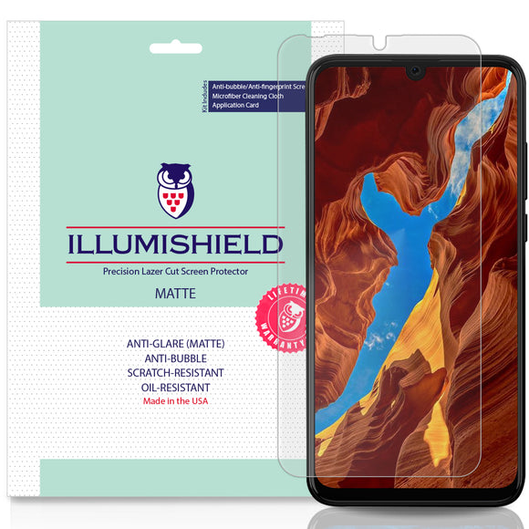 BLU Vivo XL5 [3-Pack] iLLumiShield Matte Anti-Glare Screen Protector
