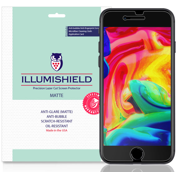Apple iPhone SE [2020/2022] [3-Pack] iLLumiShield Matte Anti-Glare Screen Protector